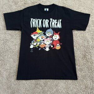 Vintage 1995's Men’s T-Shirt TRICK OR TREAT~Royal T Promotions Size L